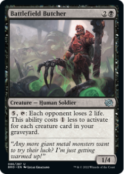 Battlefield Butcher (FOIL) single card from Magic the Gathering