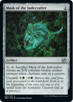 Mask of the Jadecrafter single card from Magic the Gathering