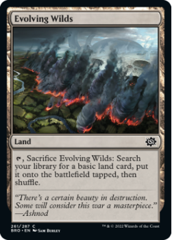 Evolving Wilds single card from Magic the Gathering