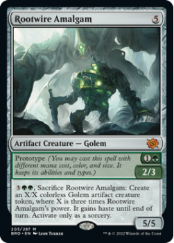 Rootwire Amalgam (FOIL) single card from Magic the Gathering