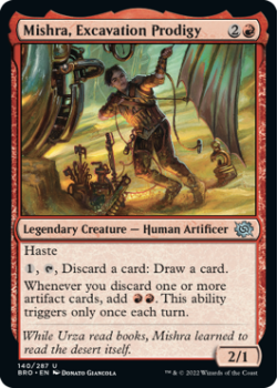 Mishra, Excavation Prodigy (FOIL) single card from Magic the Gathering