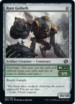 Rust Goliath (FOIL) single card from Magic the Gathering