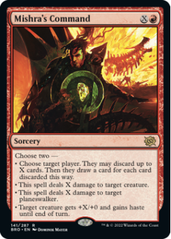 Mishra's Command single card from Magic the Gathering