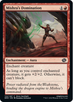 Mishra's Domination (FOIL) single card from Magic the Gathering