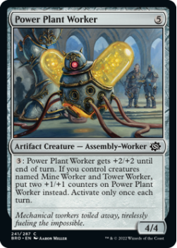 Power Plant Worker single card from Magic the Gathering