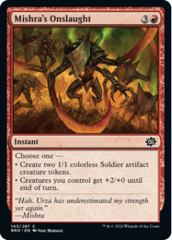 Mishra's Onslaught (FOIL) single card from Magic the Gathering