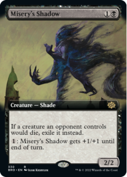 Misery's Shadow (EXTENDED) single card from Magic the Gathering