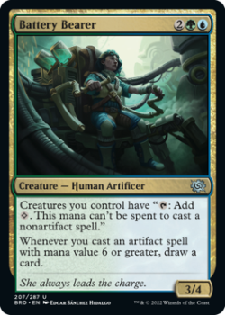 Battery Bearer single card from Magic the Gathering