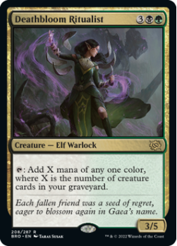 Deathbloom Ritualist (FOIL) single card from Magic the Gathering