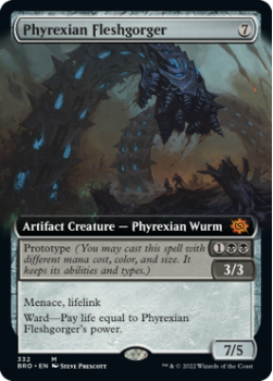 Phyrexian Fleshgorger (EXTENDED) (FOIL) single card from Magic the Gathering