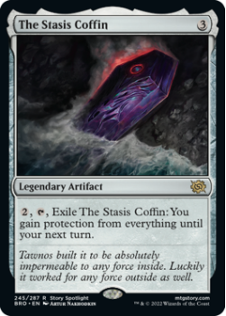 The Stasis Coffin single card from Magic the Gathering