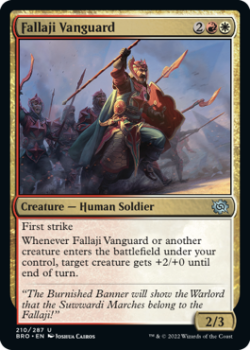Fallaji Vanguard single card from Magic the Gathering