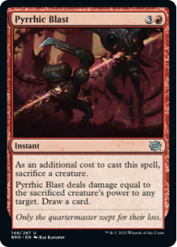 Pyrrhic Blast (FOIL) single card from Magic the Gathering