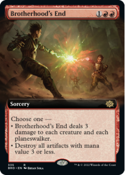 Brotherhood's End (EXTENDED) (FOIL) single card from Magic the Gathering
