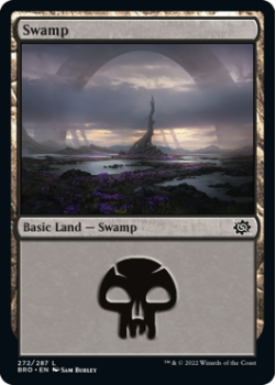 Swamp single card from Magic the Gathering