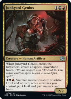 Junkyard Genius single card from Magic the Gathering