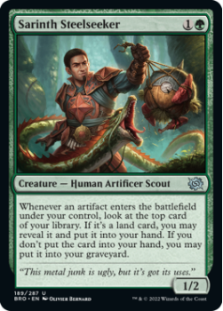 Sarinth Steelseeker (FOIL) single card from Magic the Gathering