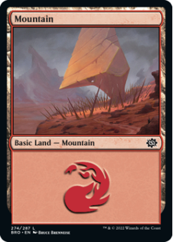 Mountain single card from Magic the Gathering