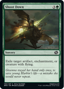 Shoot Down single card from Magic the Gathering