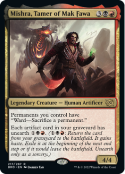 Mishra, Tamer of Mak Fawa (FOIL) single card from Magic the Gathering