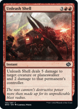 Unleash Shell single card from Magic the Gathering