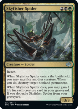 Skyfisher Spider single card from Magic the Gathering