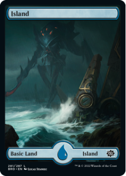 Island (FOIL) single card from Magic the Gathering