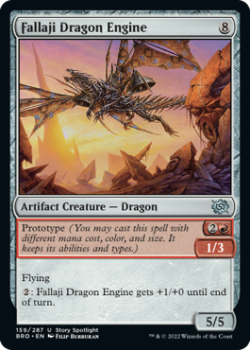 Fallaji Dragon Engine single card from Magic the Gathering