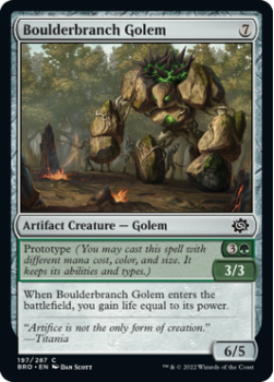 Boulderbranch Golem single card from Magic the Gathering