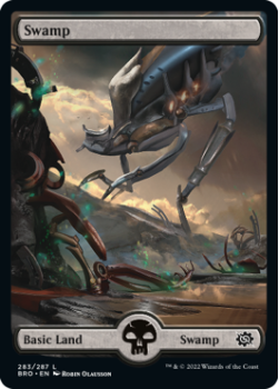 Swamp single card from Magic the Gathering