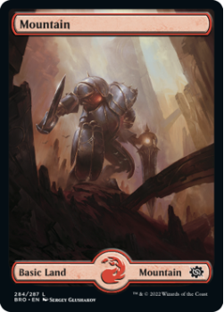 Mountain single card from Magic the Gathering