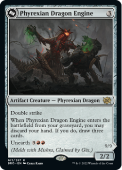 Phyrexian Dragon Engine // Mishra, Lost to Phyrexia single card from Magic the Gathering