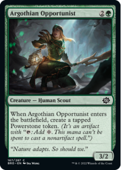Argothian Opportunist single card from Magic the Gathering
