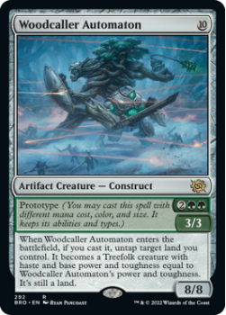 Woodcaller Automaton single card from Magic the Gathering