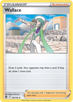 Wallace : SWORD AND SHIELD - SILVER TEMPEST 166/195 - Pokemon Single Card