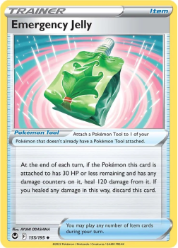 Emergency Jelly : SWORD AND SHIELD - SILVER TEMPEST 155/195 - Pokemon Single Card
