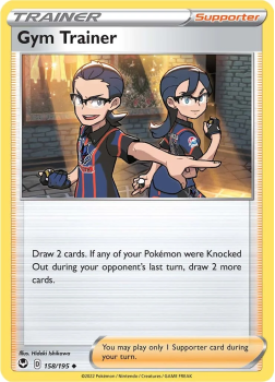 Gym Trainer : SWORD AND SHIELD - SILVER TEMPEST 158/195 - Pokemon Single Card