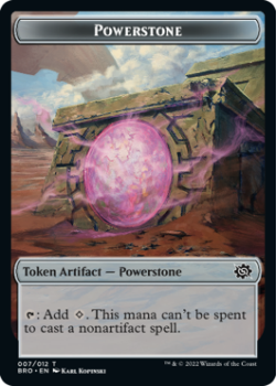 Powerstone Token single card from Magic the Gathering