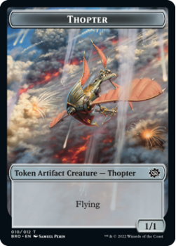 Thopter Token single card from Magic the Gathering