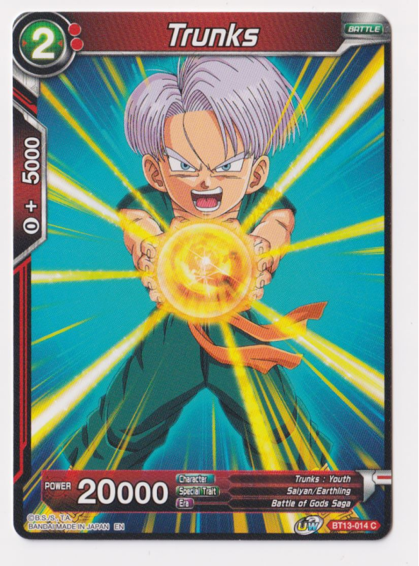 Trunks : BT13-014 SUPREME RIVALRY - DragonBall Super Card Game Single Card