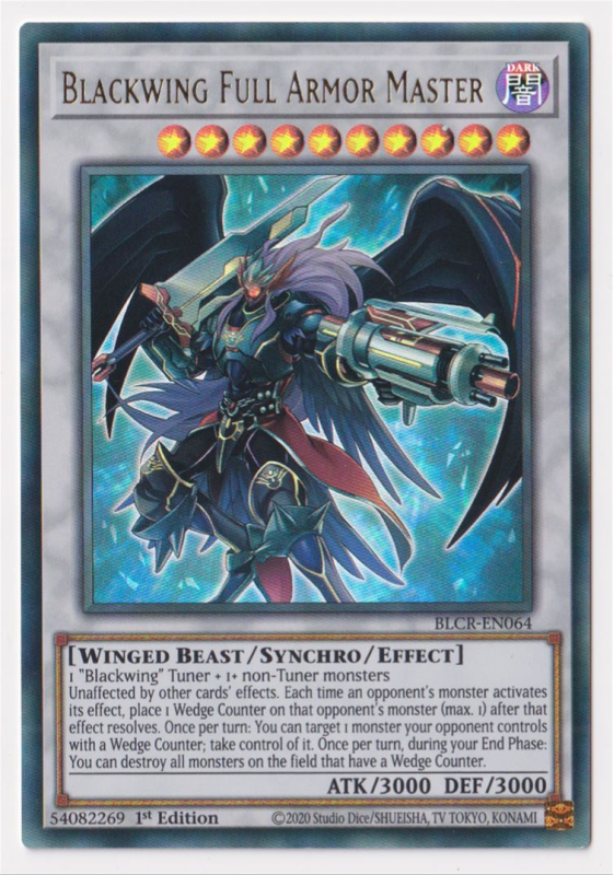 Blackwing Full Armor Master (Ultra Rare) : BLCR-EN064 - Yu-Gi-Oh! Single Card Blackwing Full Armor Master (Ultra Rare) : BLCR-EN064 - Yu-Gi-Oh! Single Card