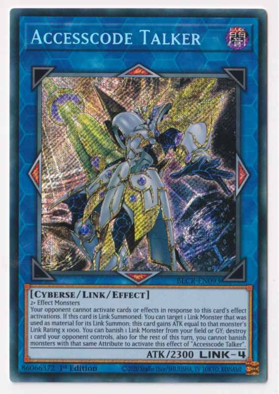 Accesscode Talker (Secret Rare) : BLCR-EN093 - Yu-Gi-Oh! Single Card