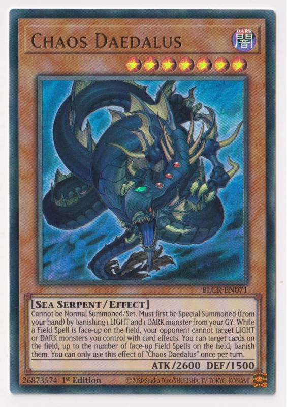 Chaos Daedalus (Ultra Rare) : BLCR-EN071 - Yu-Gi-Oh! Single Card Chaos Daedalus (Ultra Rare) : BLCR-EN071 - Yu-Gi-Oh! Single Card