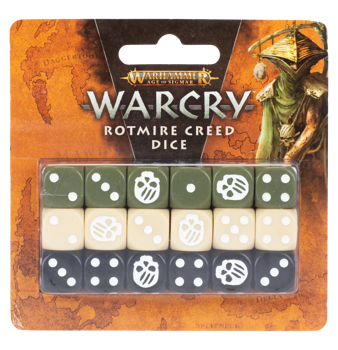 Warcry: Rotmire Creed Dice Set