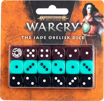 Warcry: The Jade Obelisk Dice Set