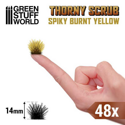 Green Stuff World Thorny Scrubs - Spiky Burnt Yellow - Image 2