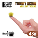 Green Stuff World Thorny Scrubs - Yellow Thorns - Image 2