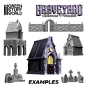 Green Stuff World Silicone Moulds - Graveyard - Image 2
