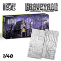 Green Stuff World Silicone Moulds - Graveyard | Chaos Cards