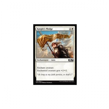 Knight's Pledge : MAGIC 2019 019/314 - Magic the Gathering Single Card